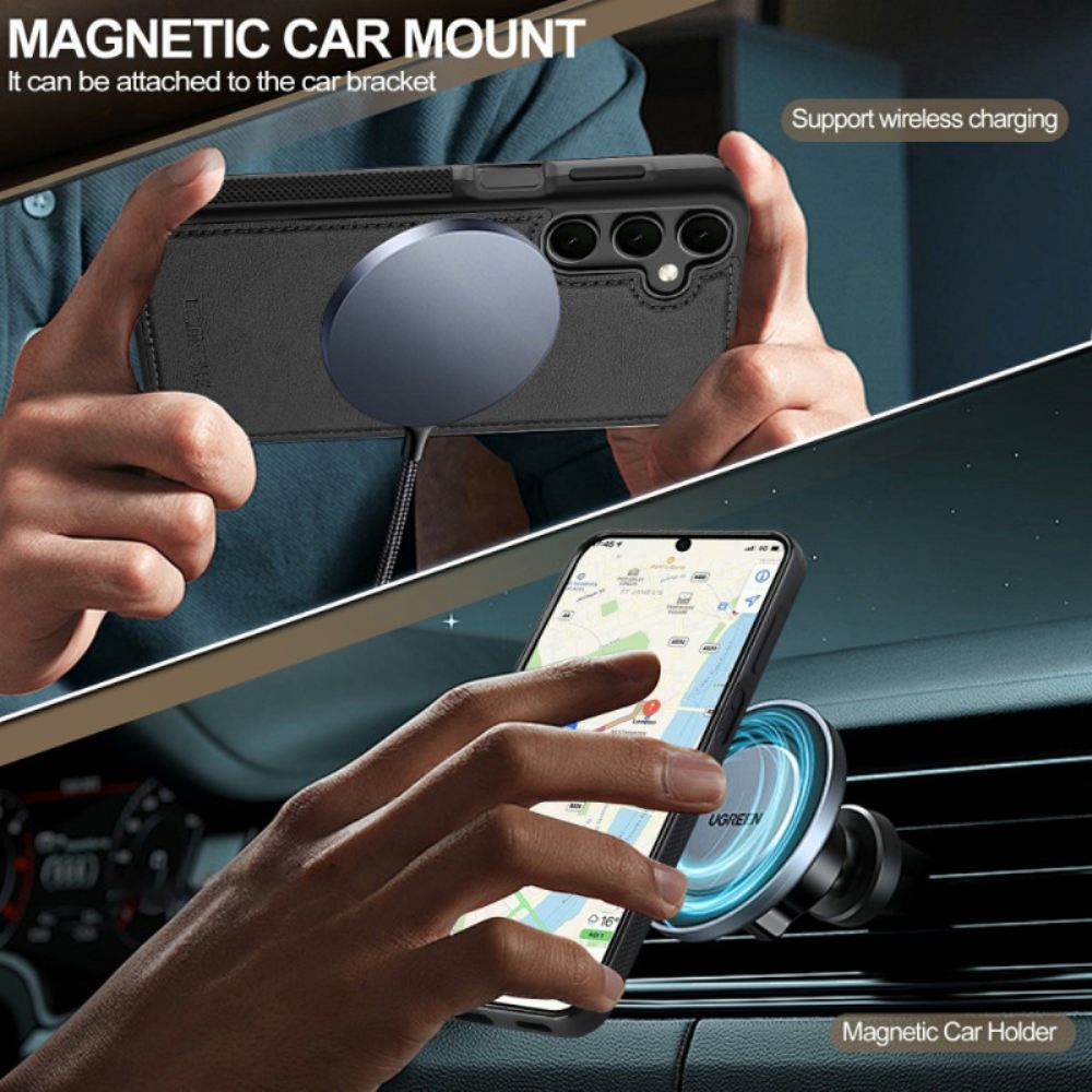 Kryt Samsung Galaxy S26 Kryty Na Mobil Magnetický Efekt Kůže Lc.imeeke