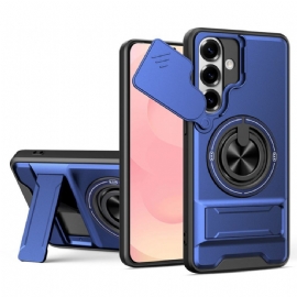 Kryt Samsung Galaxy S26 Magnetický Skládací Držák Na Prsteny A Chránič Fotoaparátu