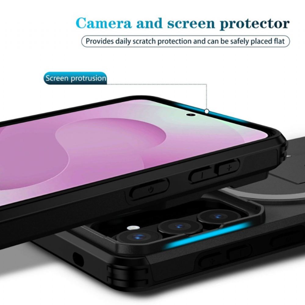 Kryt Samsung Galaxy S26 Posuvný Magnetický Stojánek A Kryt Fotoaparátu