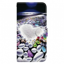 Peněženková Pouzdra Samsung Galaxy S26 Bílé Srdce