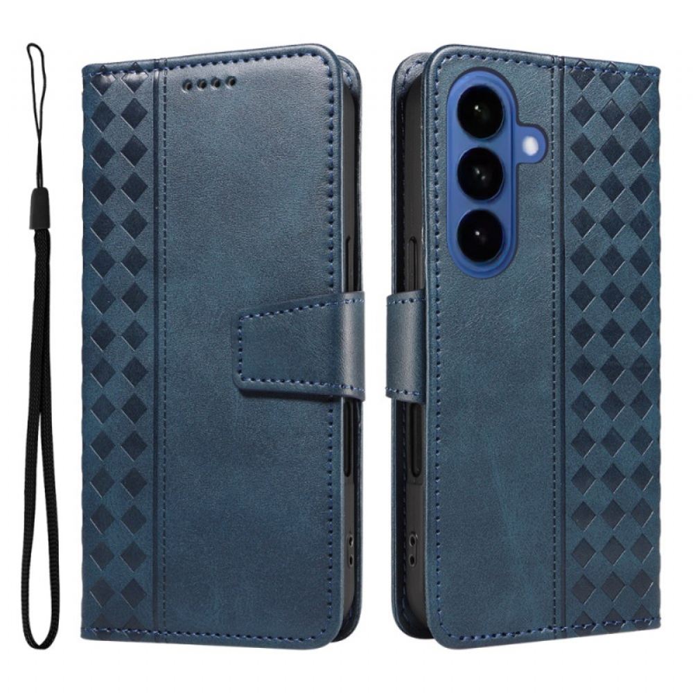 Peněženková Pouzdra Samsung Galaxy S26 Kryty Na Mobil Kosočtvercový Vzor