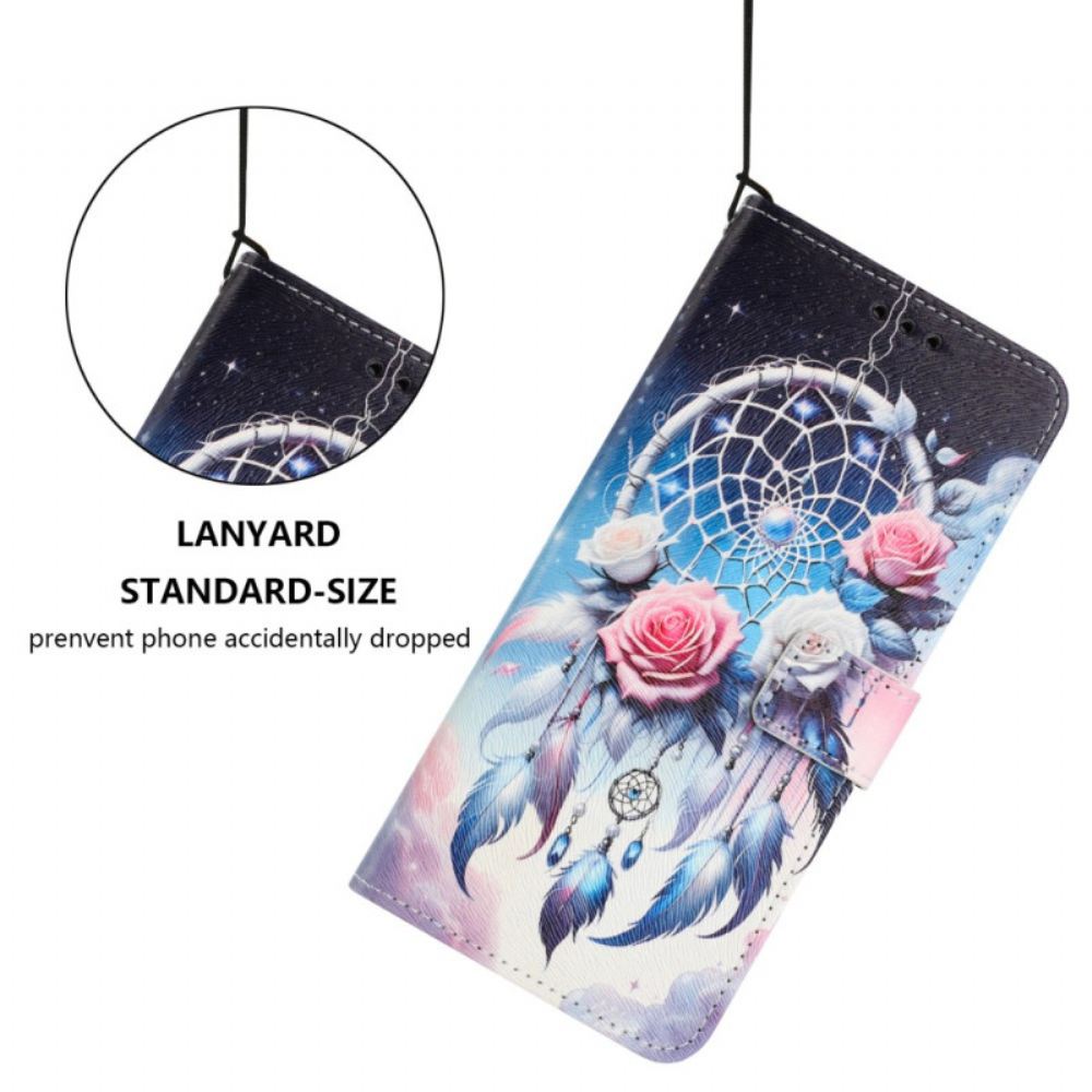 Peněženková Pouzdra Samsung Galaxy S26 Kryty Na Mobil Lapač Snů A Růže