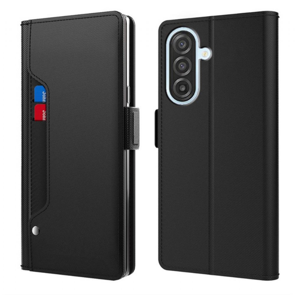 Peněženková Pouzdra Samsung Galaxy S26 Kryty Na Mobil Odnímatelný Držák Na Karty A Zrcátko