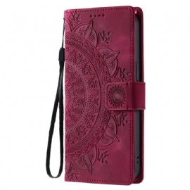 Peněženková Pouzdra Samsung Galaxy S26 Kryty Na Mobil Semišový Efekt Mandaly