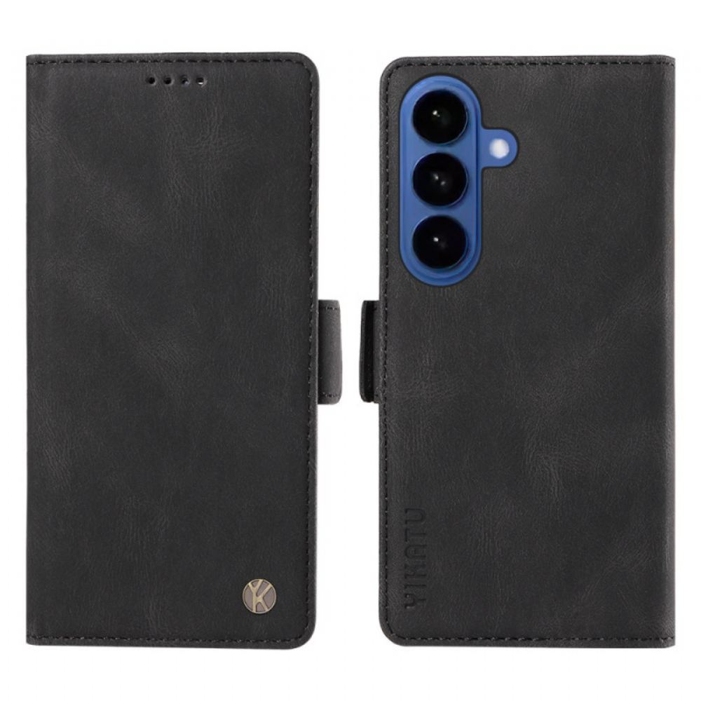 Peněženková Pouzdra Samsung Galaxy S26 Yikatu Semišový Efekt