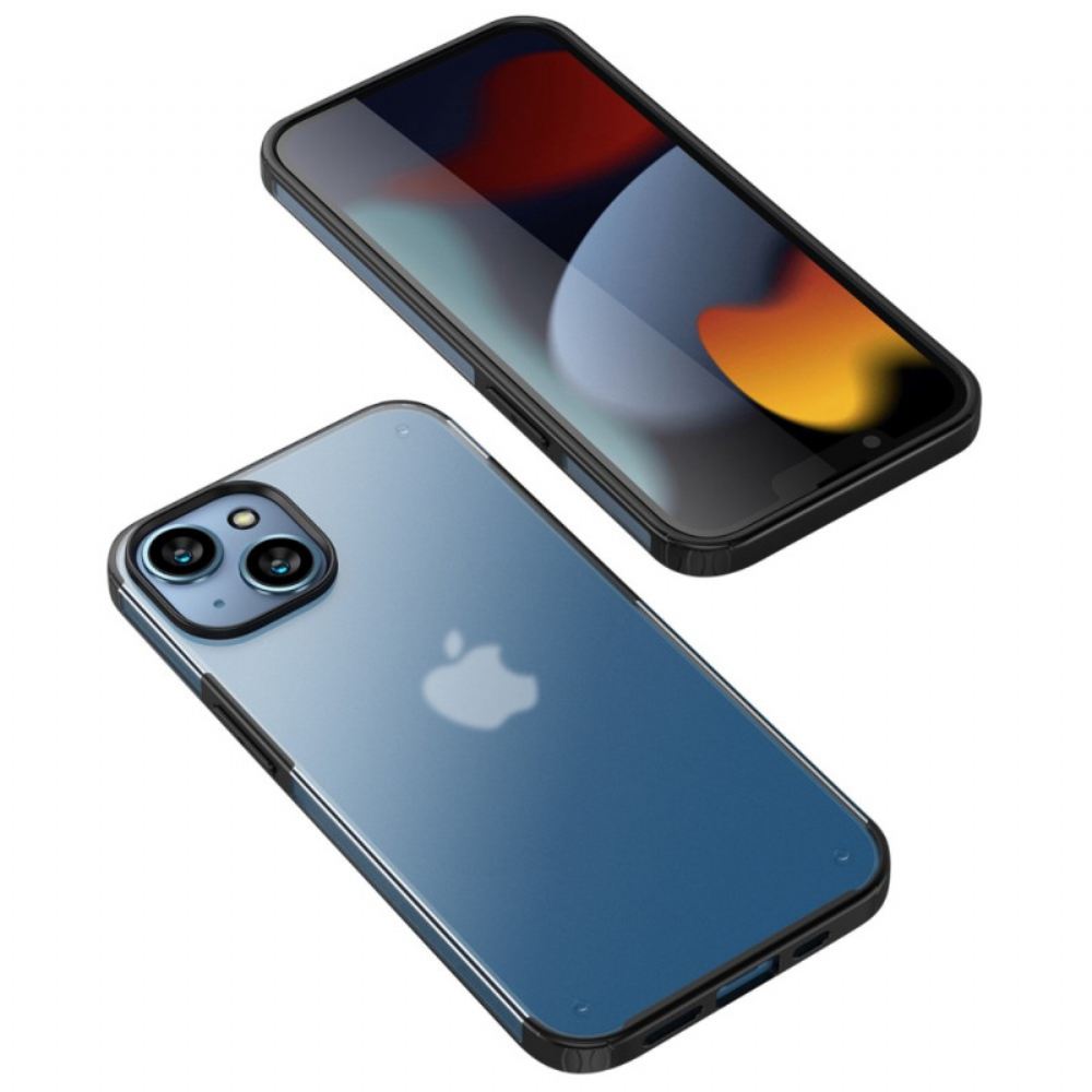 Kryty Na Mobil Na iPhone 14 Plus Průsvitné Silikonové Okraje