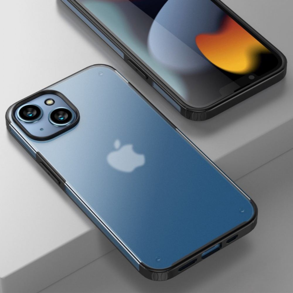 Kryty Na Mobil Na iPhone 14 Plus Průsvitné Silikonové Okraje