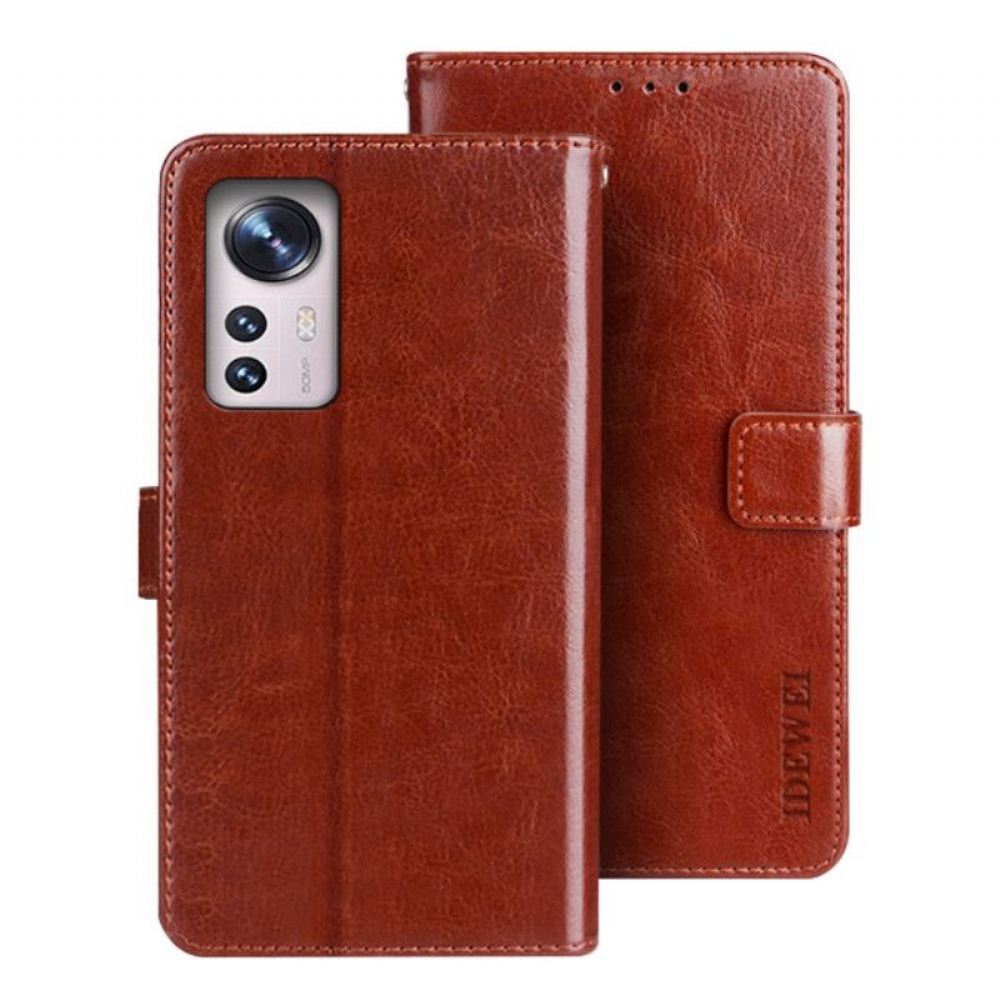 Flipové Pouzdro Na Xiaomi 12 / 12X Imitace Kůže Idewei