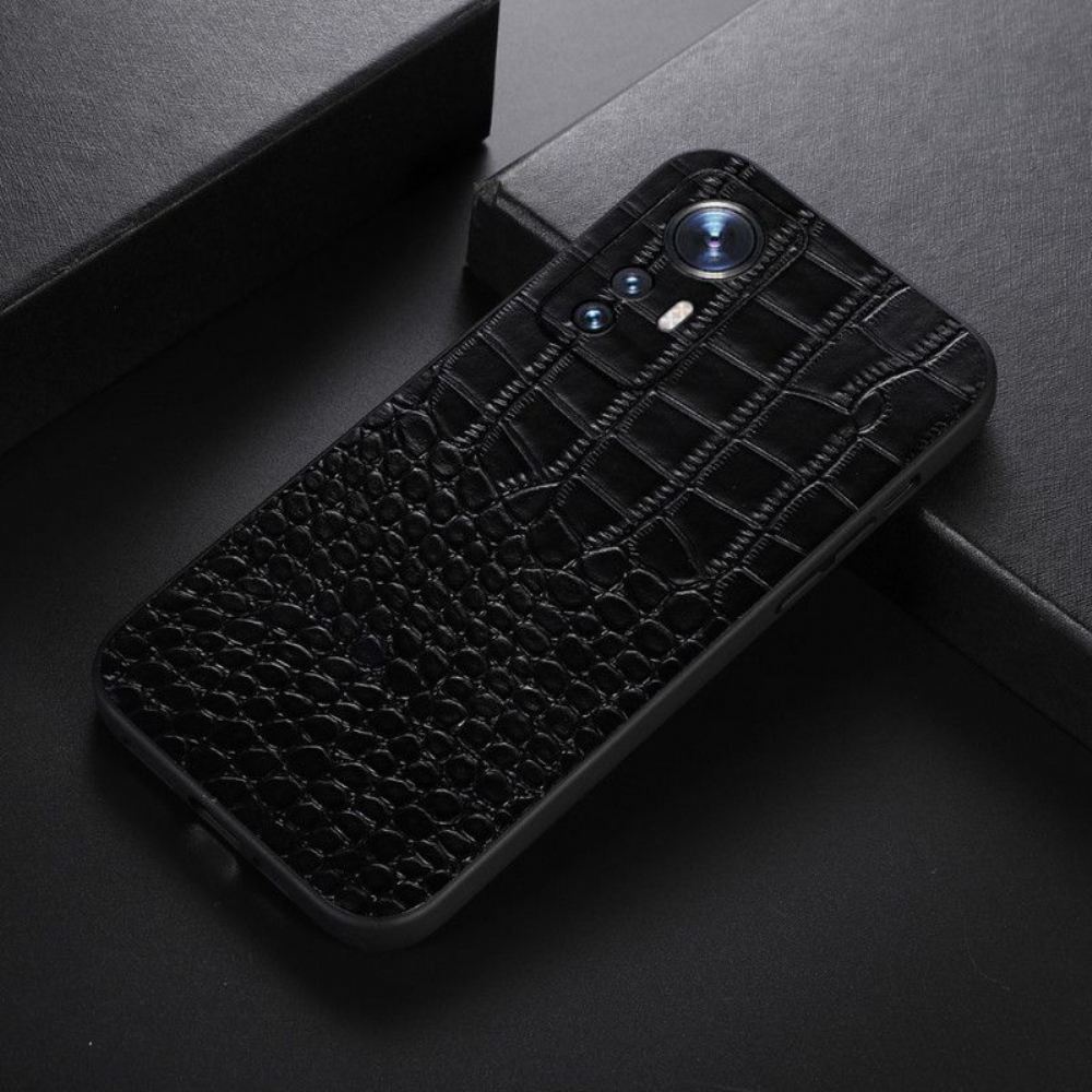 Kryt Na Xiaomi 12 / 12X Pravá Krokodýlí Textura Kůže
