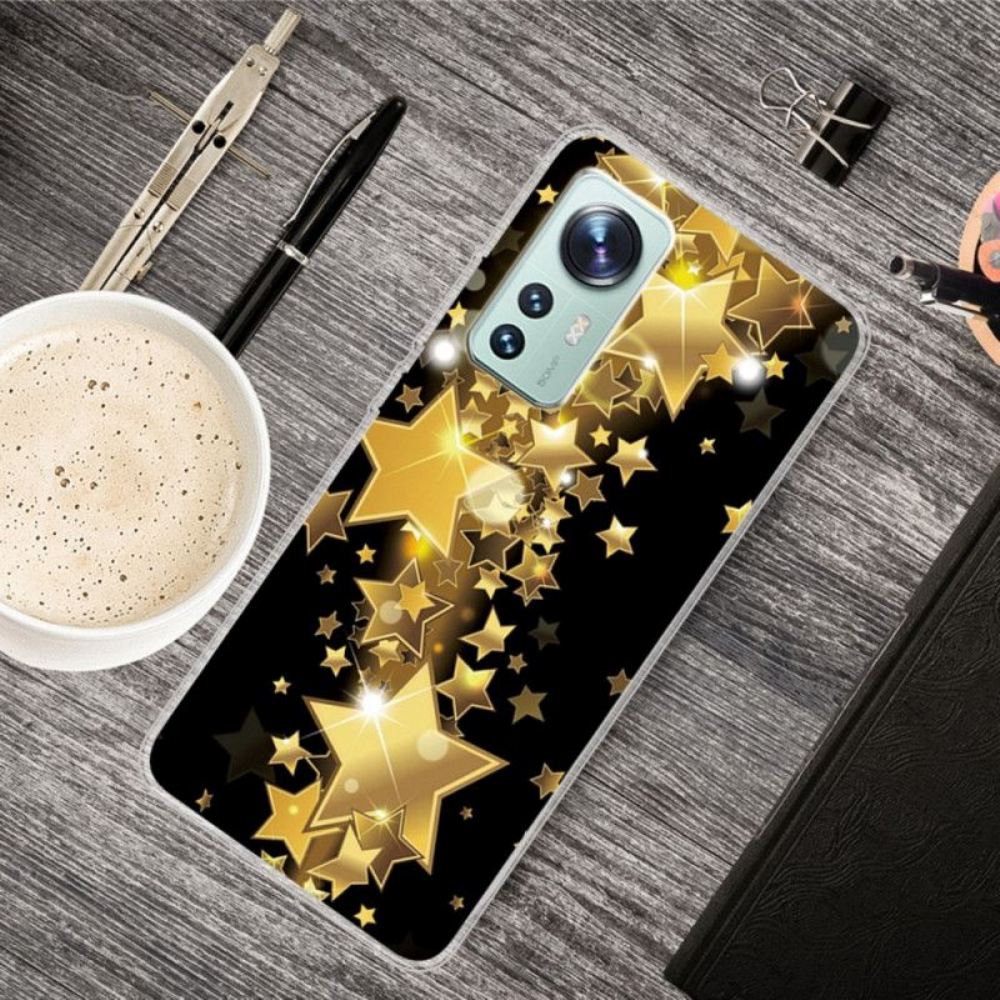 Kryt Na Xiaomi 12 / 12X Silikonové Hvězdičky