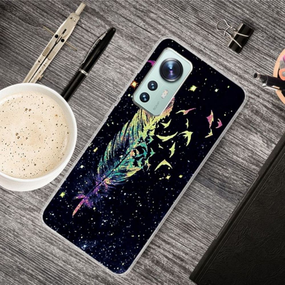 Kryt Na Xiaomi 12 / 12X Silikonové Peří