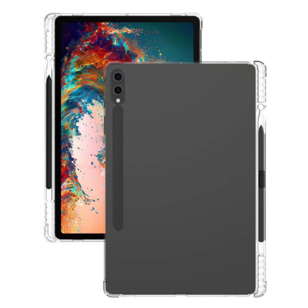 Kryt Samsung Galaxy Tab S9 Ultra Průhledný Držák Doteku