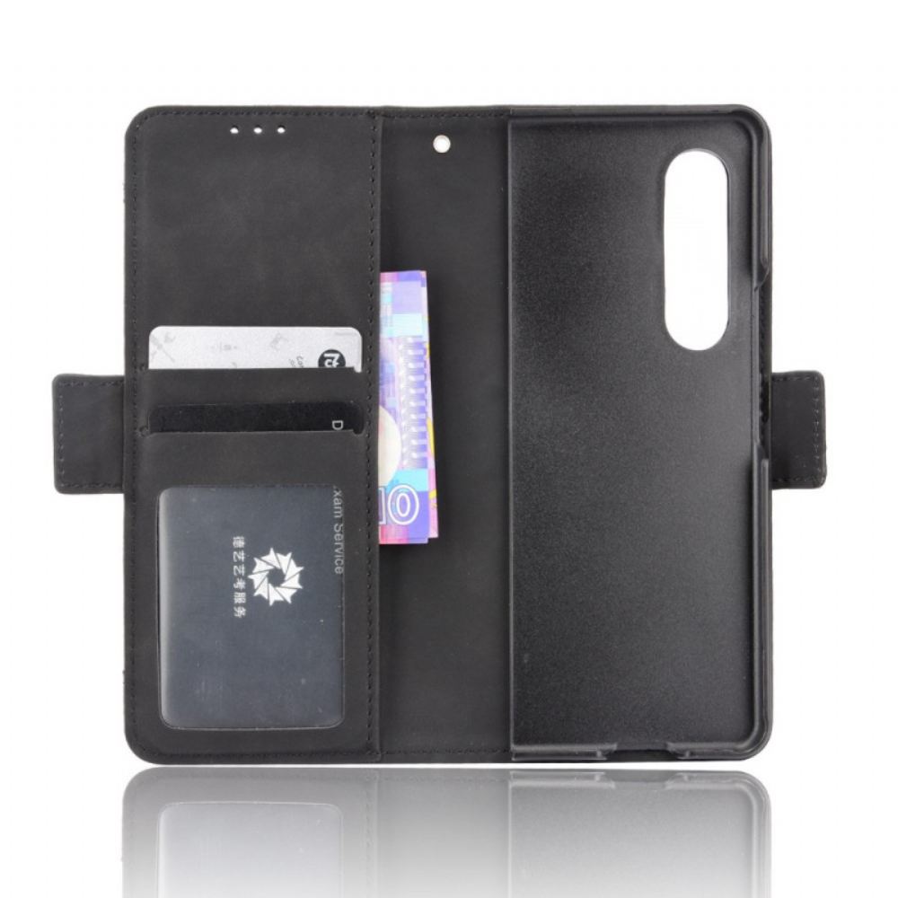 Flipové Pouzdro Na Samsung Galaxy Z Fold 3 5G Držák Dotykového Pera První Třídy