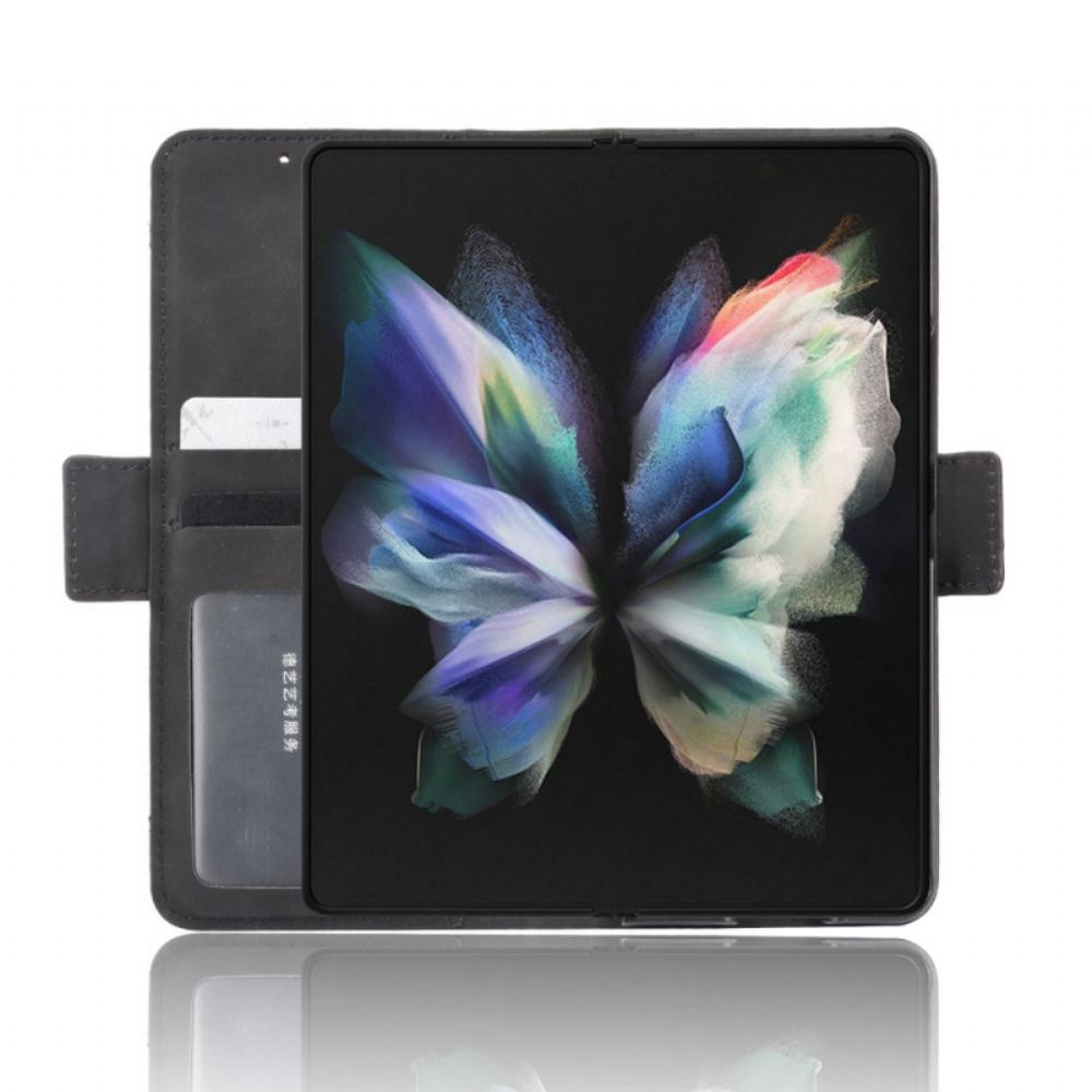 Flipové Pouzdro Na Samsung Galaxy Z Fold 3 5G Držák Dotykového Pera První Třídy