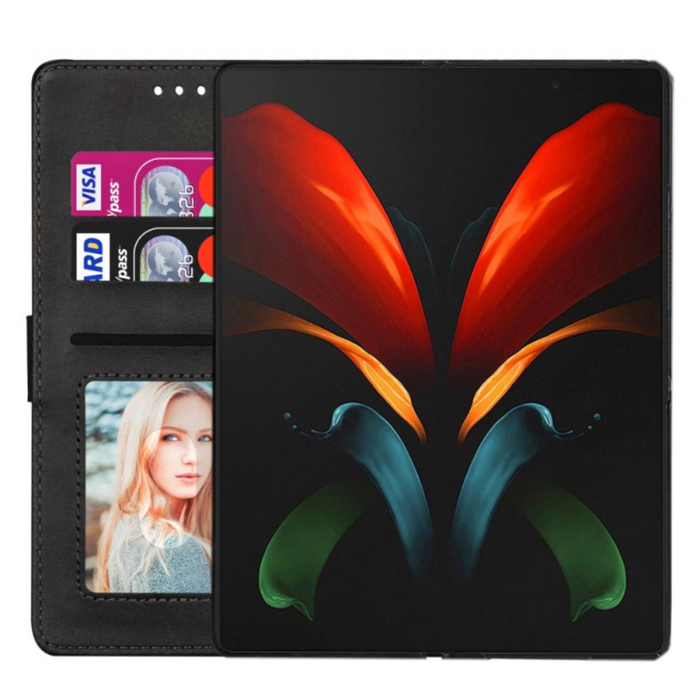 Flipové Pouzdro Na Samsung Galaxy Z Fold 3 5G Kabelka Se Šňůrkou