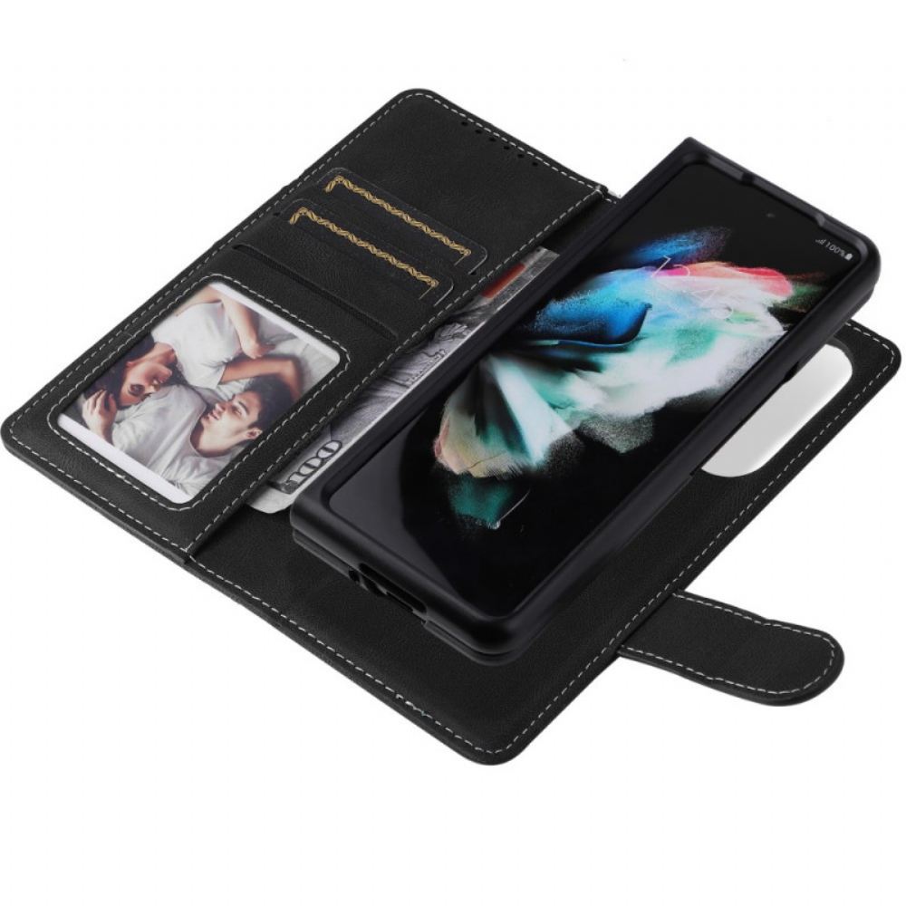 Kryt Flipové Pouzdro Na Samsung Galaxy Z Fold 3 5G Vintage Odnímatelné