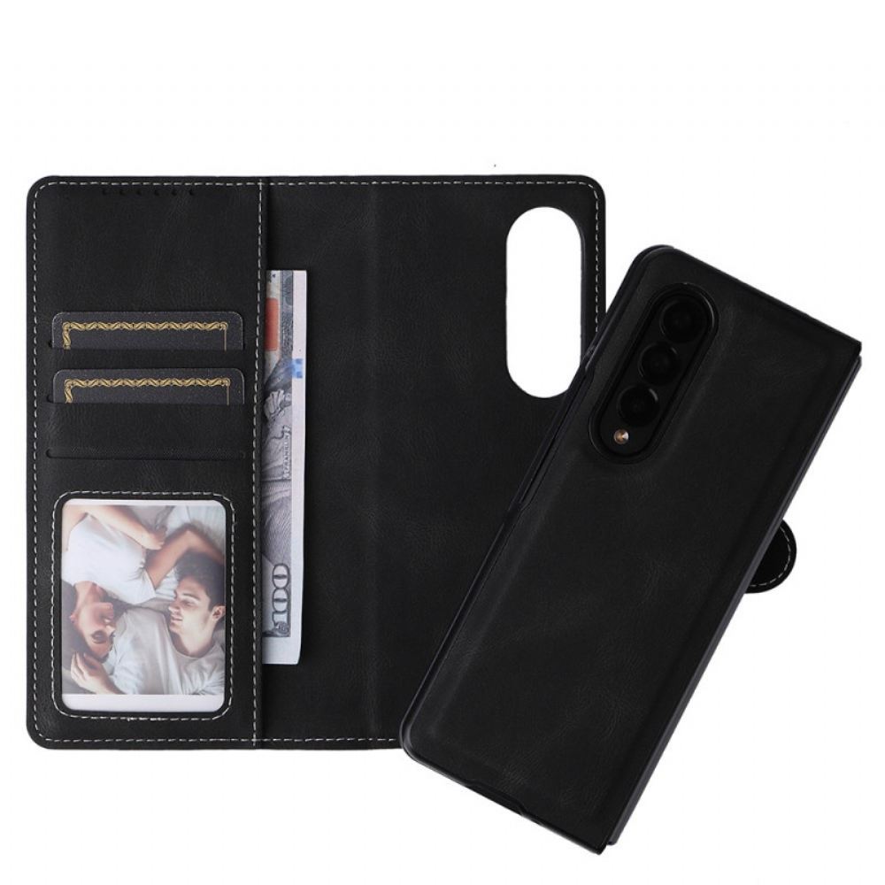 Kryt Flipové Pouzdro Na Samsung Galaxy Z Fold 3 5G Vintage Odnímatelné