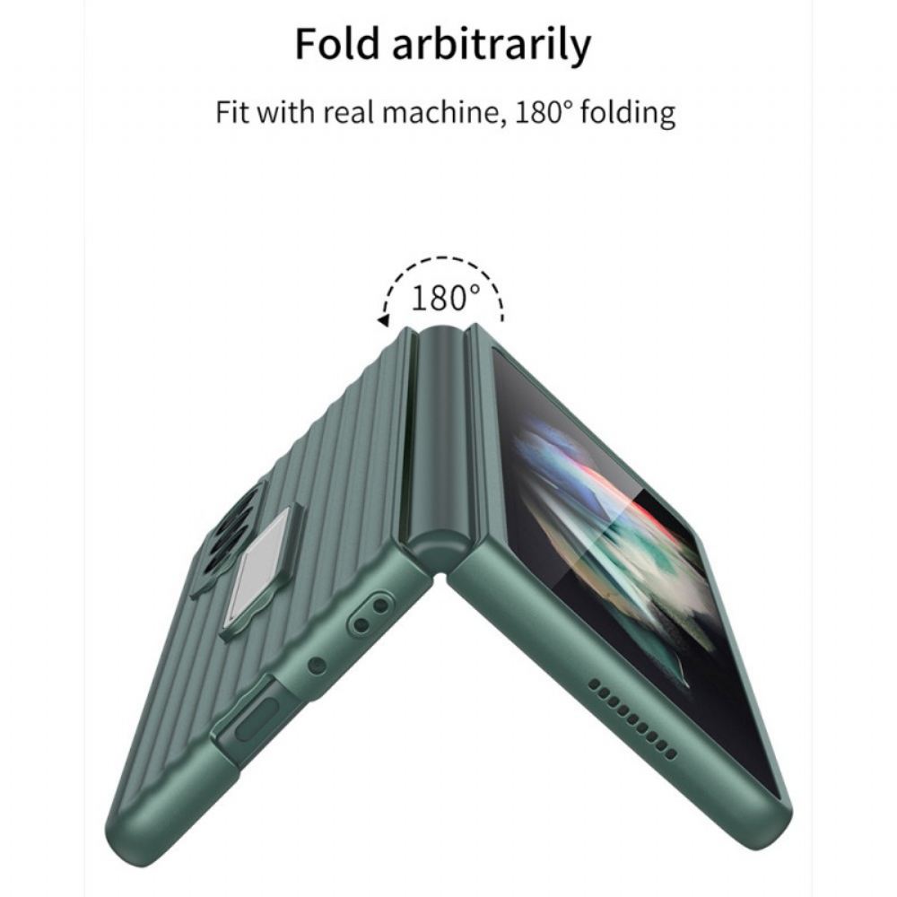 Kryt Na Samsung Galaxy Z Fold 3 5G Texturovaný Podklad A Ochrana Obrazovky Gkk