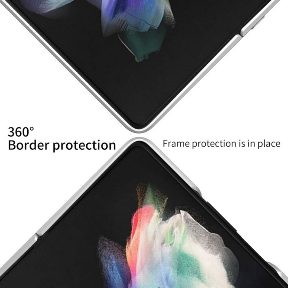 Kryt Na Samsung Galaxy Z Fold 3 5G Texturovaný Podklad A Ochrana Obrazovky Gkk