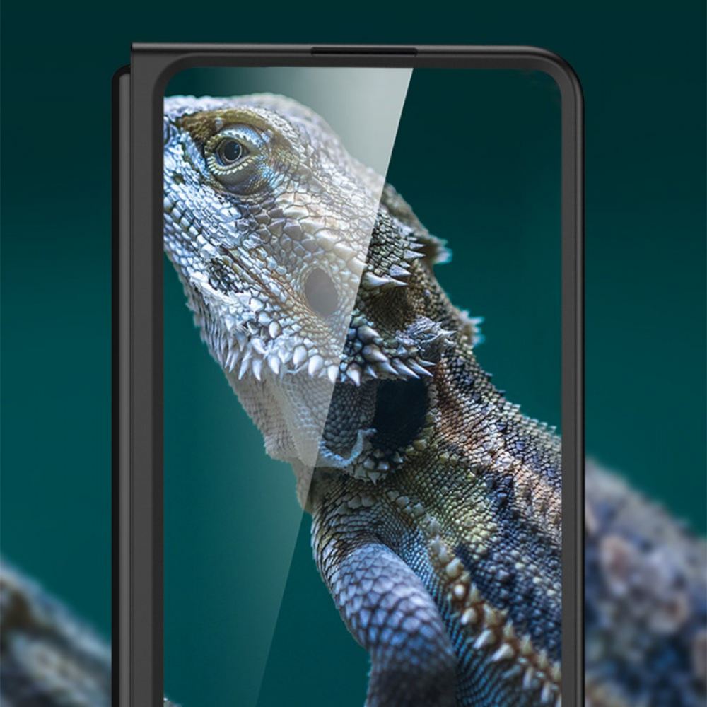Kryt Na Samsung Galaxy Z Fold 3 5G Texturovaný Podklad A Ochrana Obrazovky Gkk