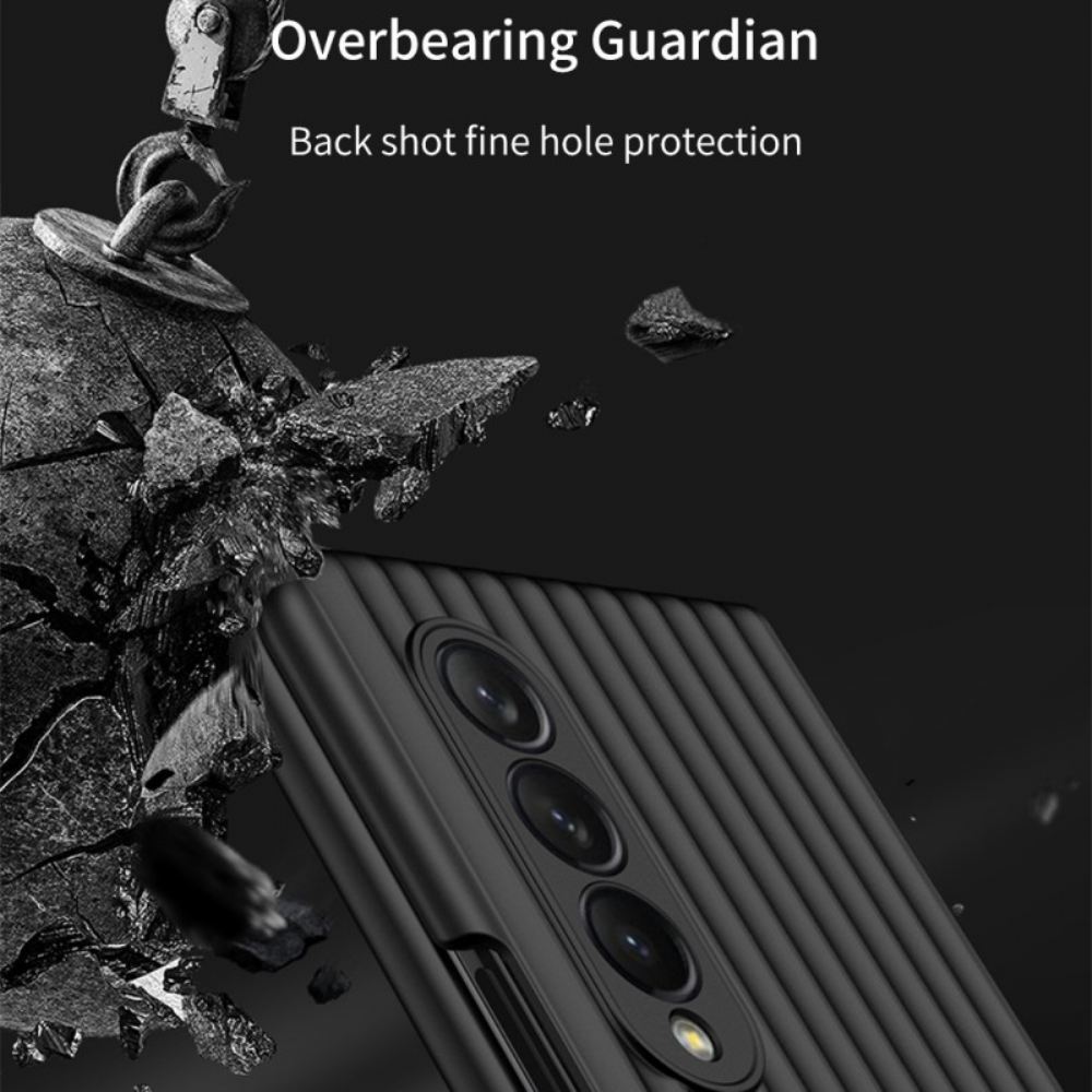 Kryt Na Samsung Galaxy Z Fold 3 5G Texturovaný Podklad A Ochrana Obrazovky Gkk
