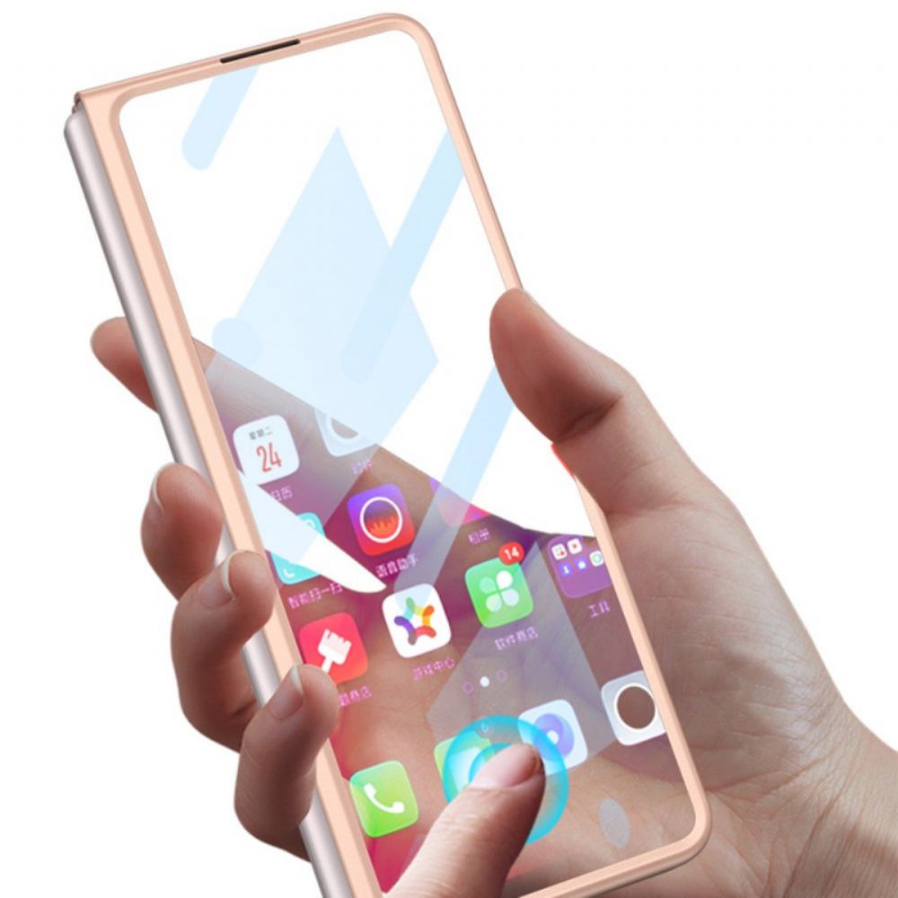 Kryt Na Samsung Galaxy Z Fold 3 5G Texturovaný Podklad A Ochrana Obrazovky Gkk