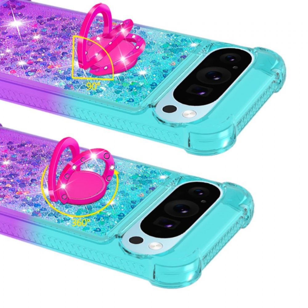 Google Pixel 10 / 10 Pro Třpytivý Gradient S Držákem Na Prsten