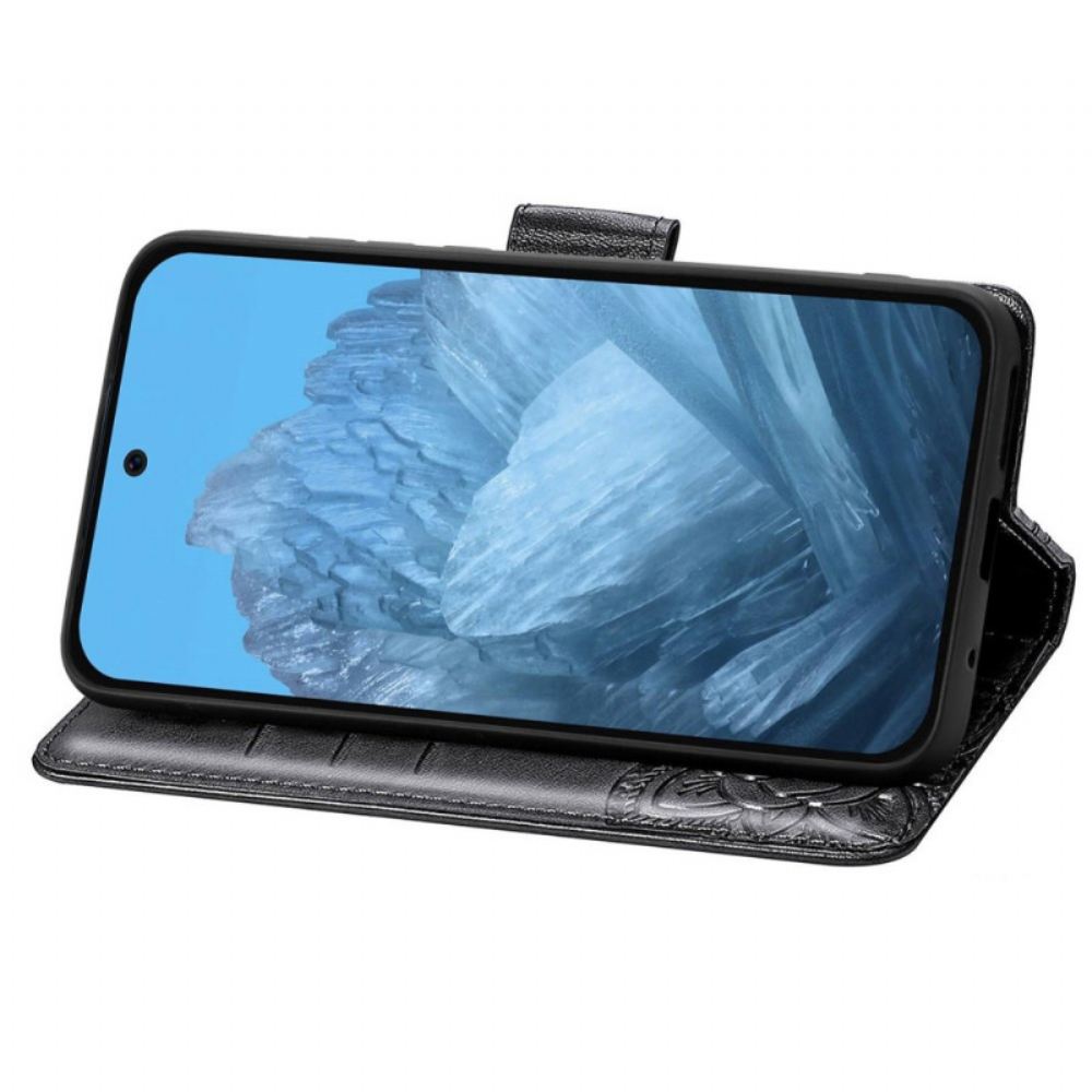 Kožený Kryt Google Pixel 10 / 10 Pro Barokní Motýl