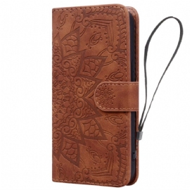 Kožený Kryt Google Pixel 10 / 10 Pro Květinový Vzor