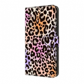 Kožený Kryt Google Pixel 10 / 10 Pro Leopardí Vzor