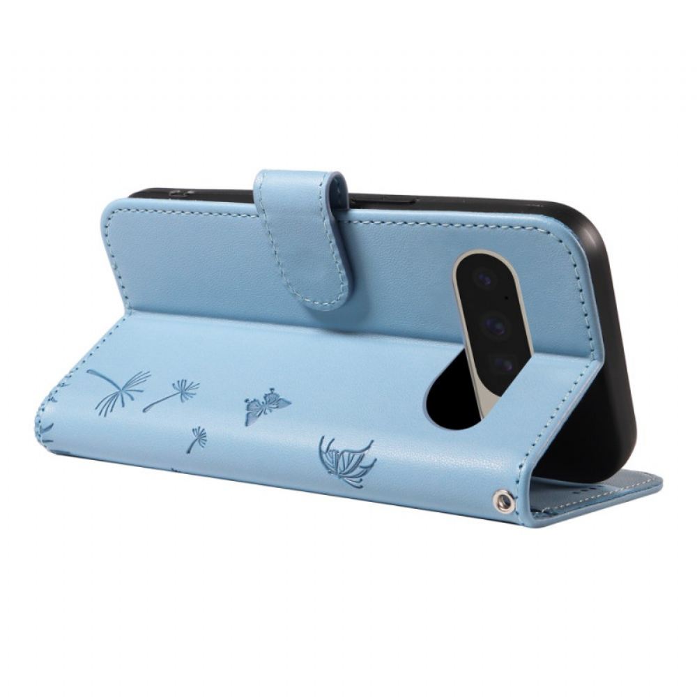 Kožený Kryt Google Pixel 10 / 10 Pro Pampeliškový Popruh