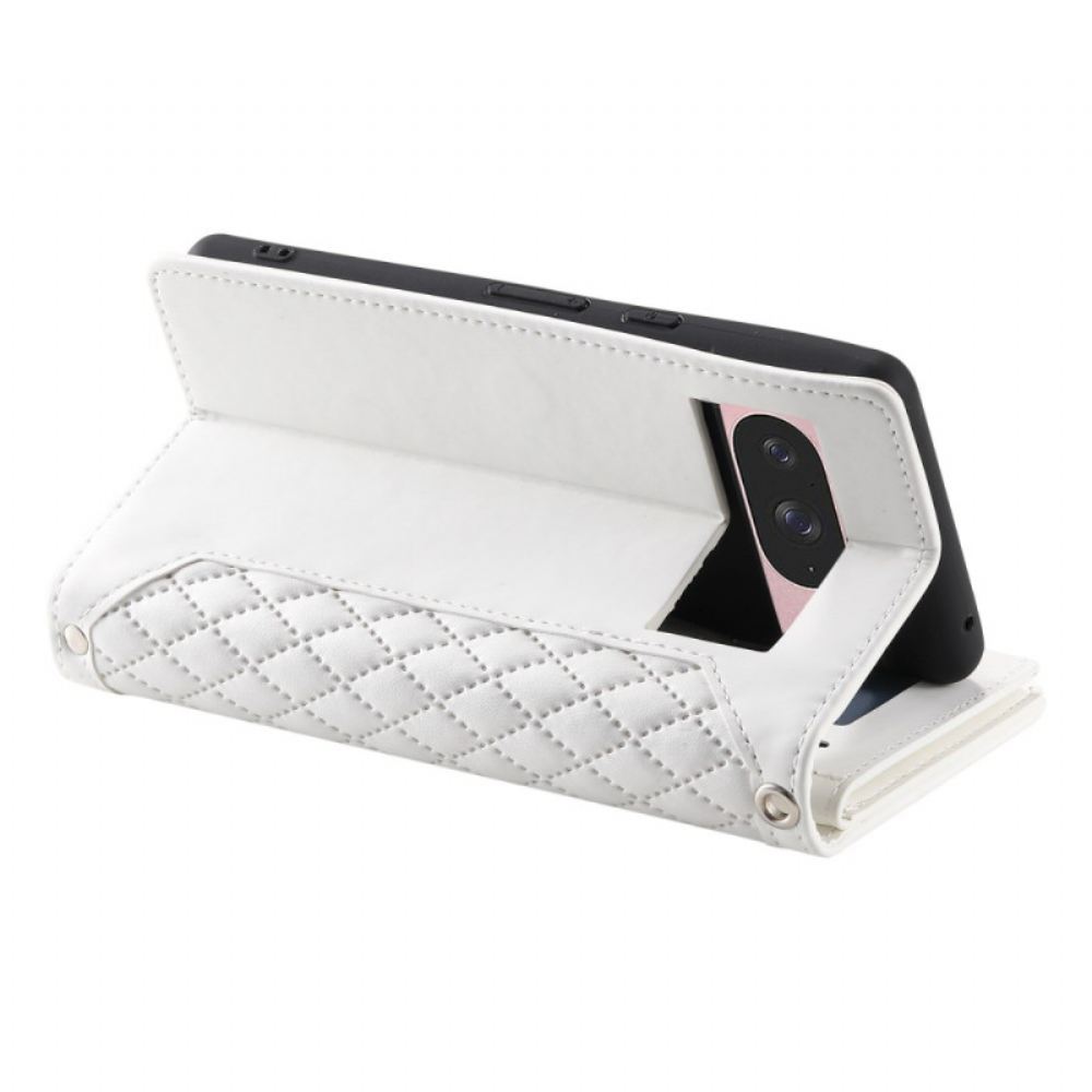 Kožený Kryt Google Pixel 10 / 10 Pro Prošívaný Styl