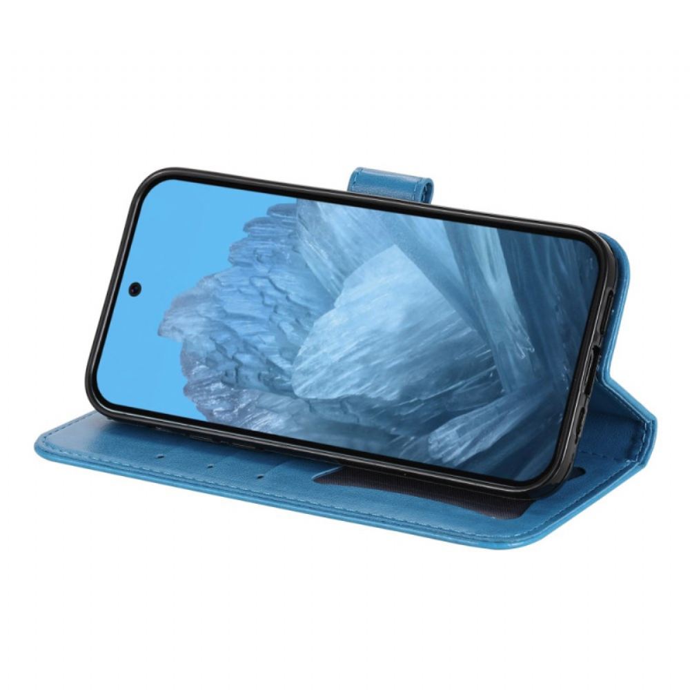 Kožený Kryt Na Google Pixel 10 / 10 Pro Imitace Mandaly S Páskem