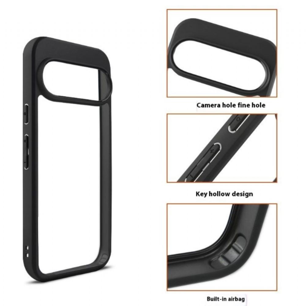 Kryt Google Pixel 10 / 10 Pro Kryty Na Mobil Průhledný Design Se Silikonovým Okrajem