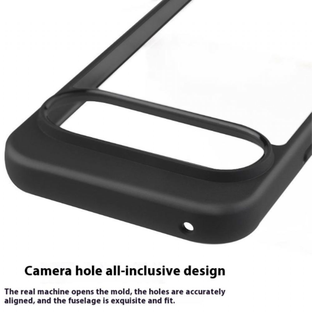 Kryt Google Pixel 10 / 10 Pro Kryty Na Mobil Průhledný Design Se Silikonovým Okrajem