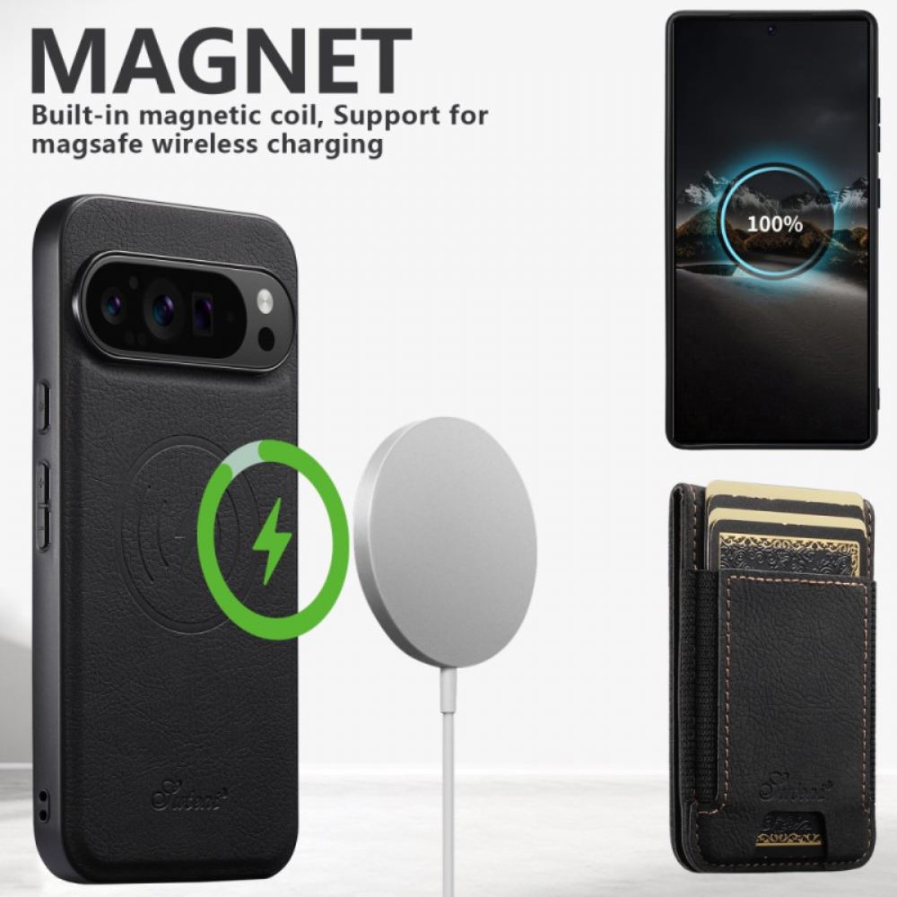 Kryt Google Pixel 10 / 10 Pro Magnetický Držák Na Karty Suteni