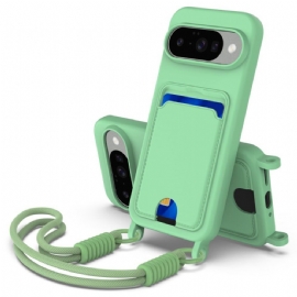 Kryt Google Pixel 10 / 10 Pro Pouzdro Na Karty Se Šňůrkou Na Krk