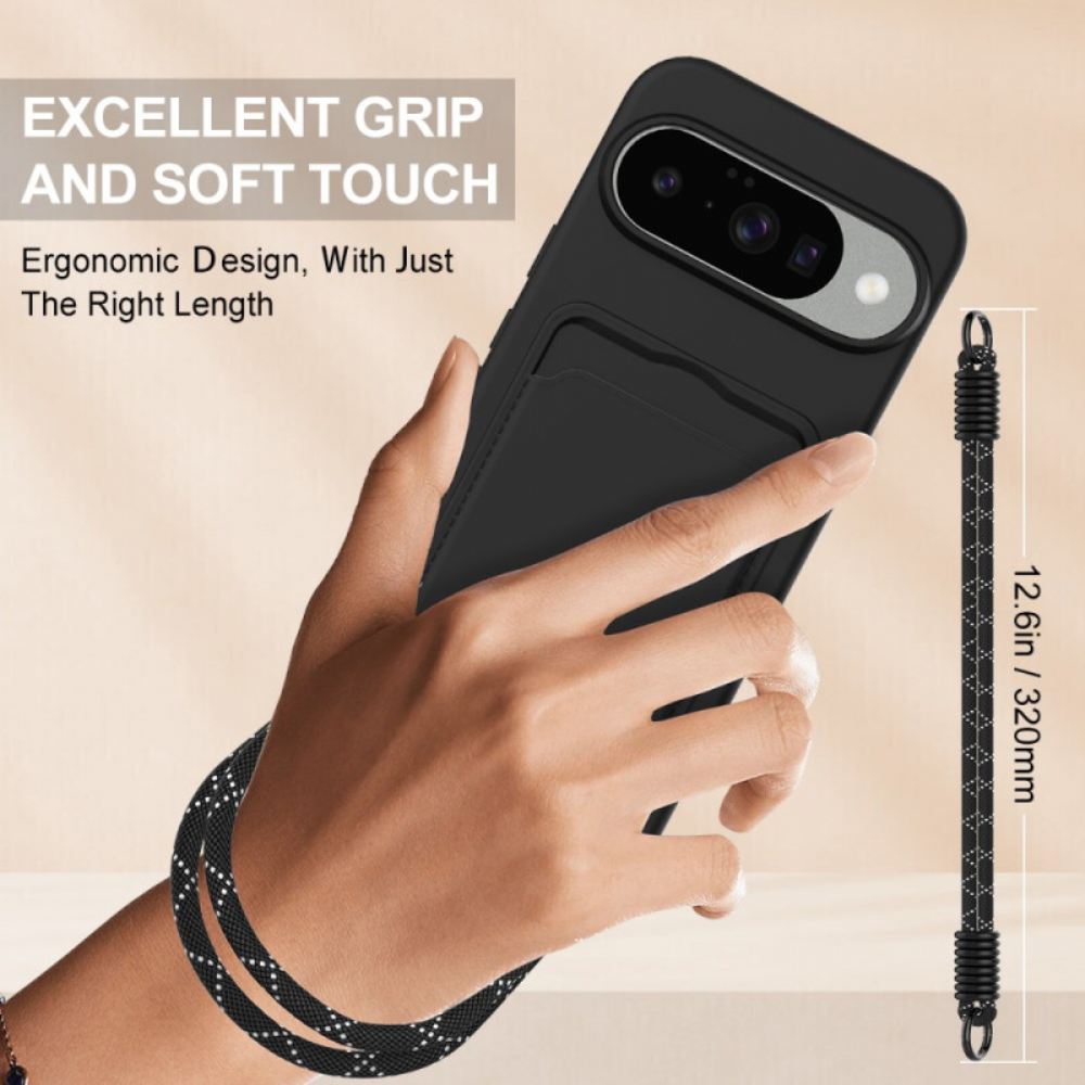 Kryt Google Pixel 10 / 10 Pro Pouzdro Na Karty Se Šňůrkou Na Krk