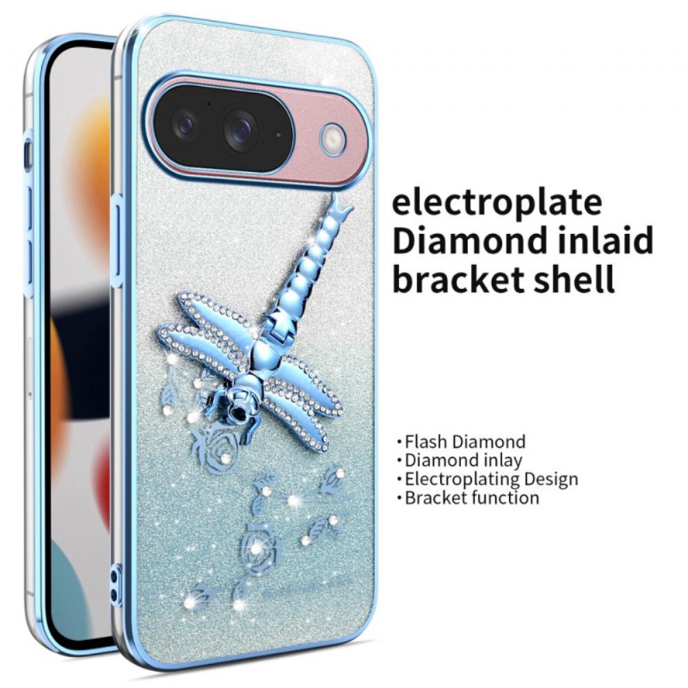 Kryt Google Pixel 10 / 10 Pro Stojan Kadem S Vážkami