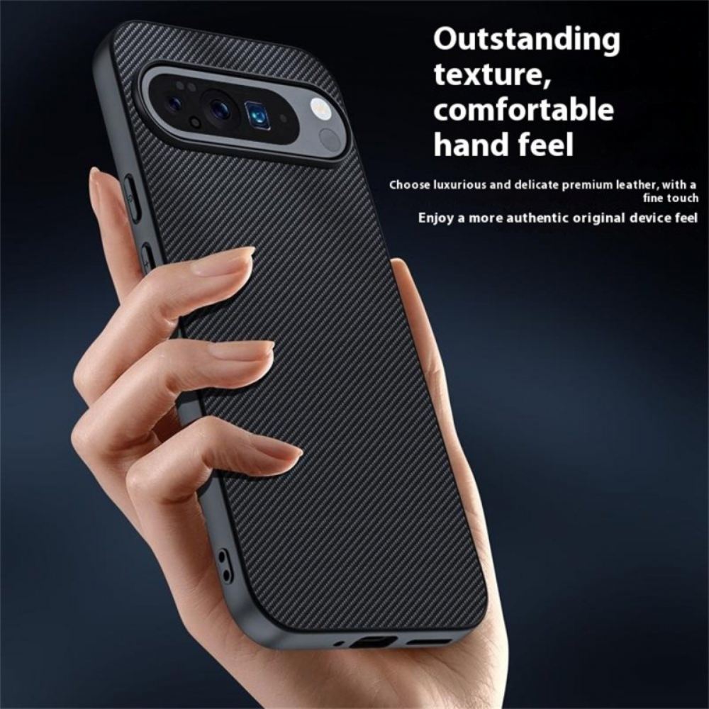 Kryt Google Pixel 10 / 10 Pro Textura Z Uhlíkových Vláken