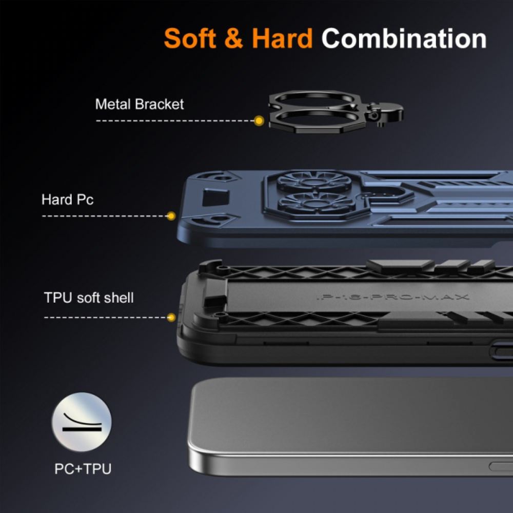 Kryt Google Pixel 10 / 10 Pro Ultra Odolné S Držákem Na Prsteny