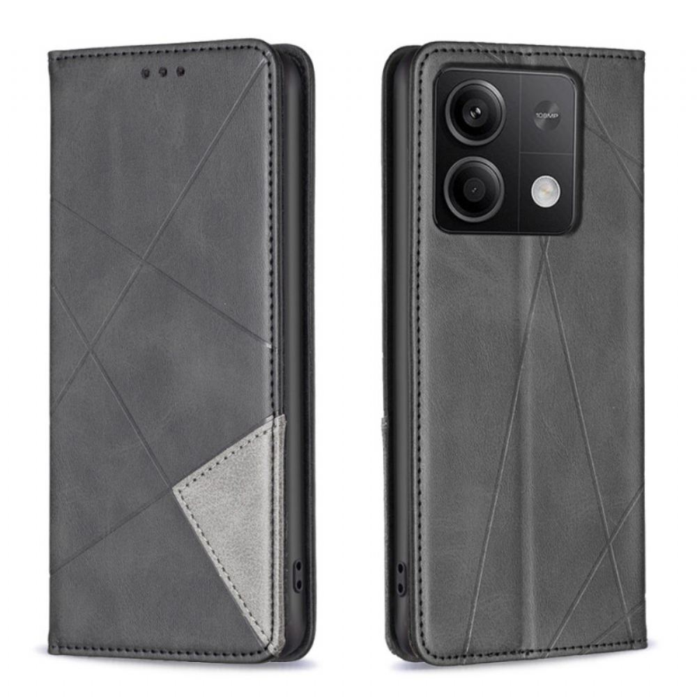 Kožené Pouzdro Folio Na Xiaomi Redmi Note 13 4g Diamanty