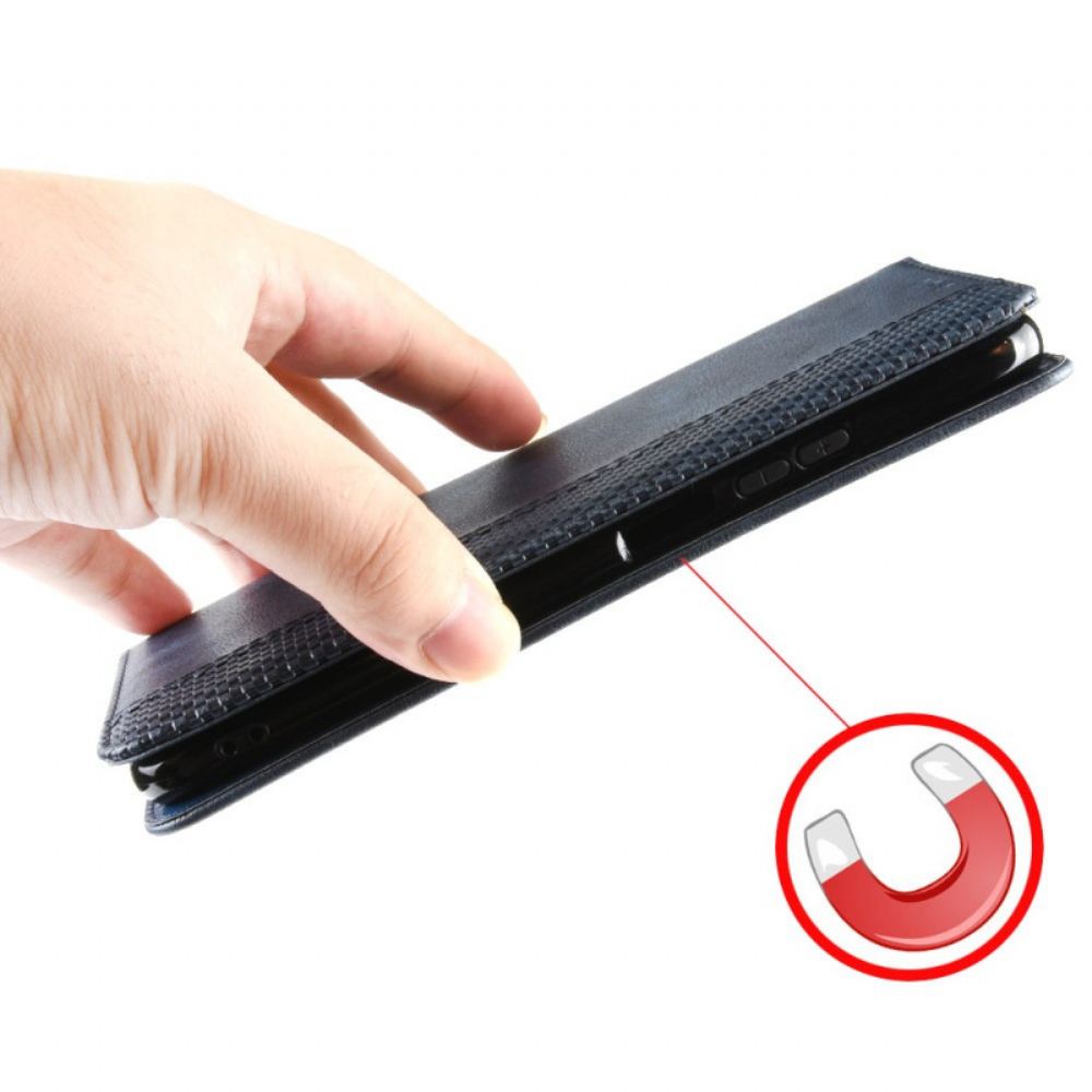 Kožené Pouzdro Folio Na Xiaomi Redmi Note 13 4g Vintage Umělá Kůže