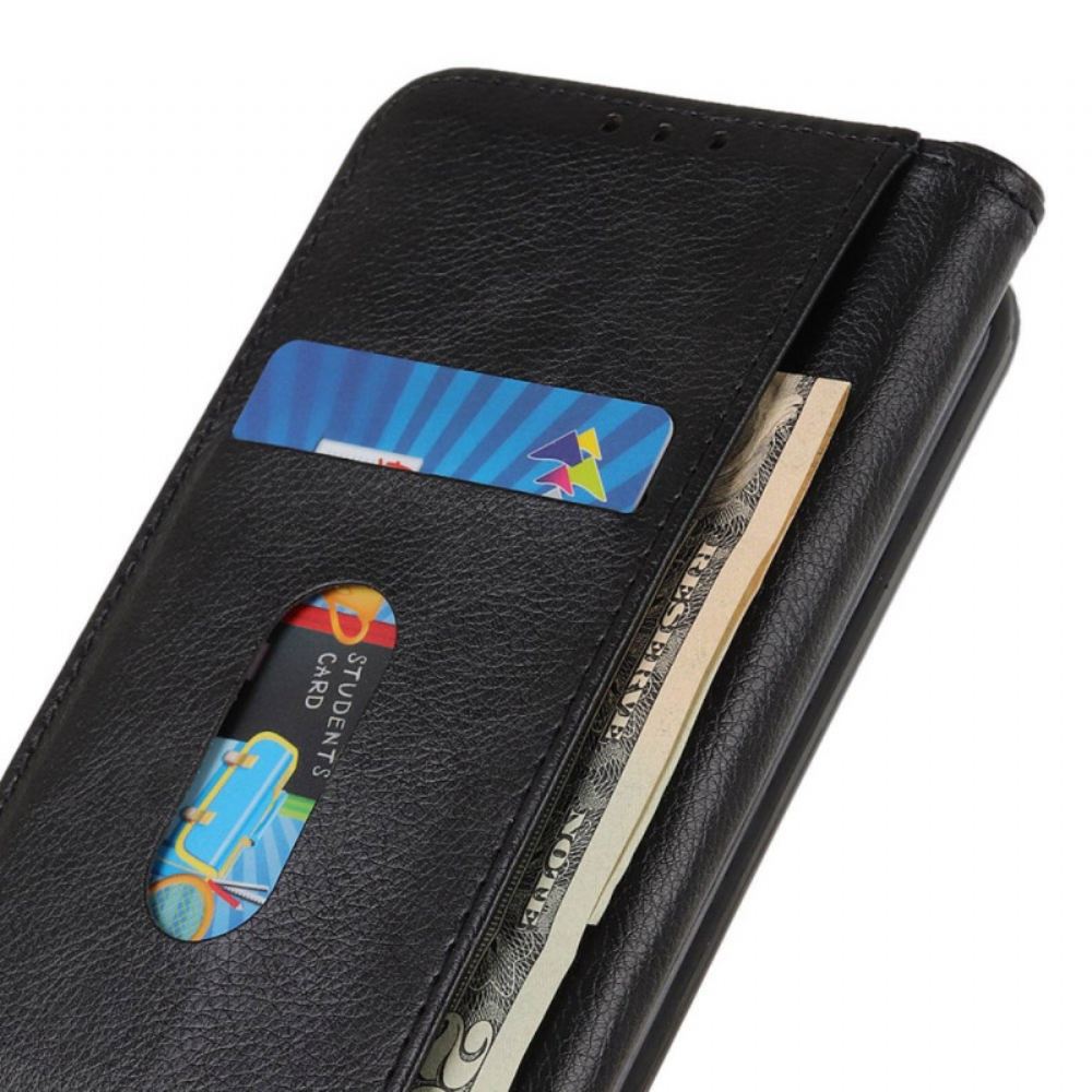Kožené Pouzdro Folio Na Xiaomi Redmi Note 13 4g Štípaná Kůže