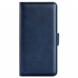 Kožený Kryt Na Xiaomi Redmi Note 13 4g Dvojité Zapínání