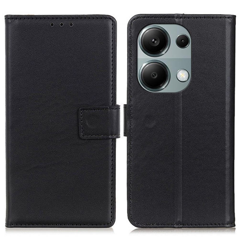 Kožený Kryt Na Xiaomi Redmi Note 13 4g Imitace Kůže