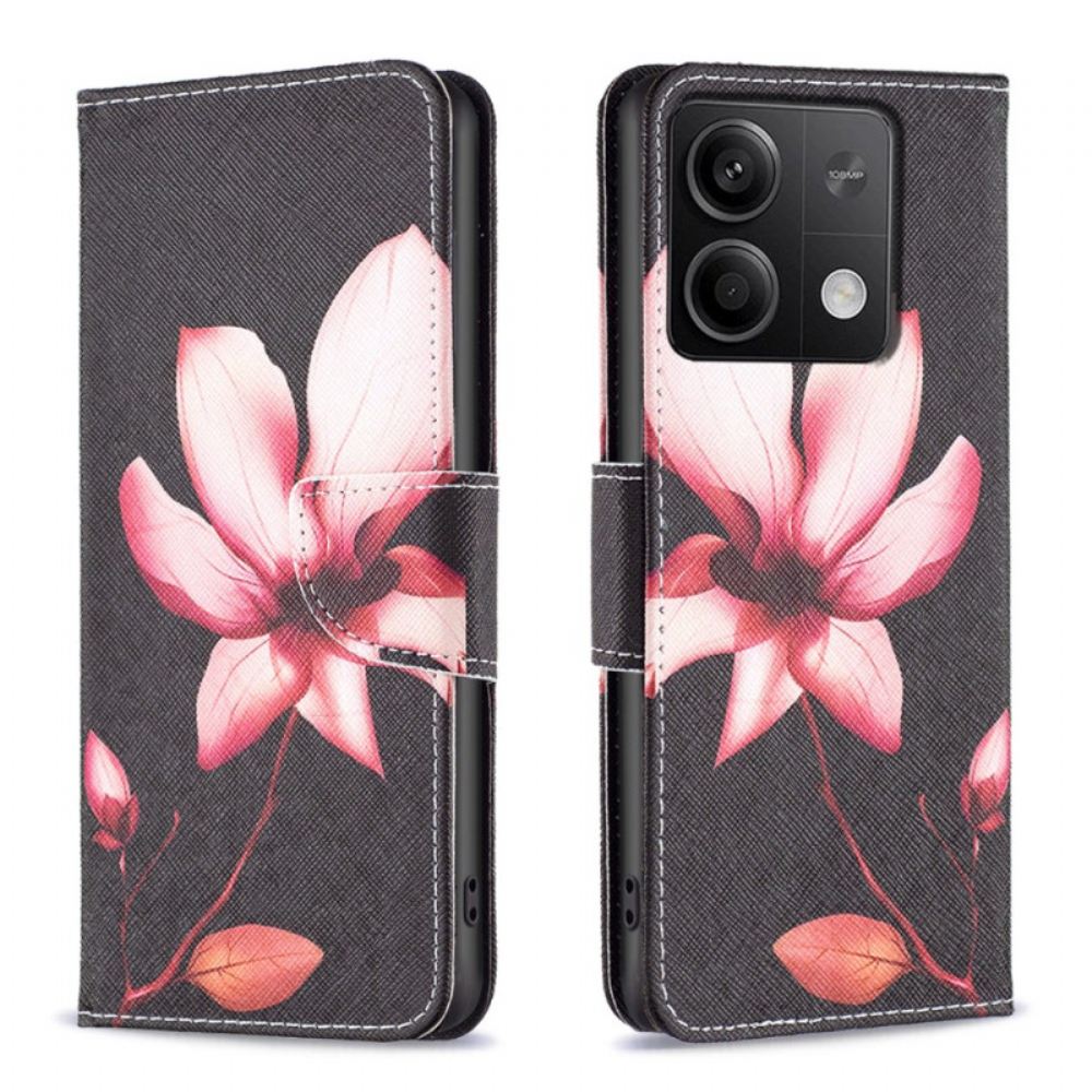 Kožený Kryt Na Xiaomi Redmi Note 13 4g Lotus