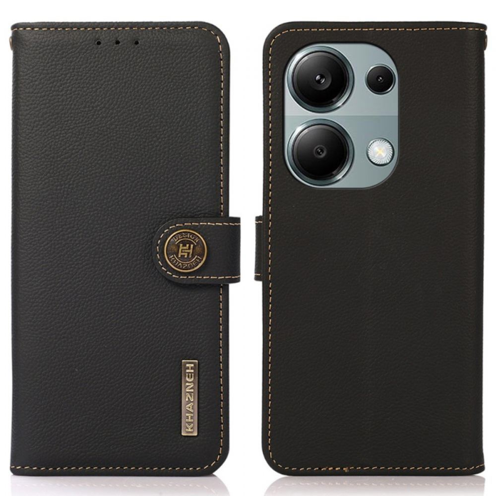 Kožený Kryt Xiaomi Redmi Note 13 4g Blokování Rfid Khazneh
