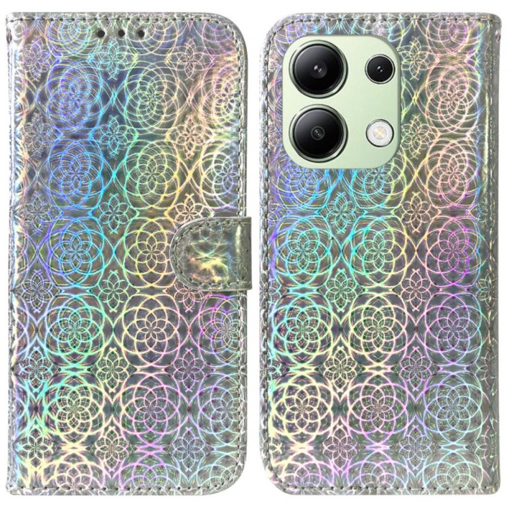 Kožený Kryt Xiaomi Redmi Note 13 4g Diskotékový Styl