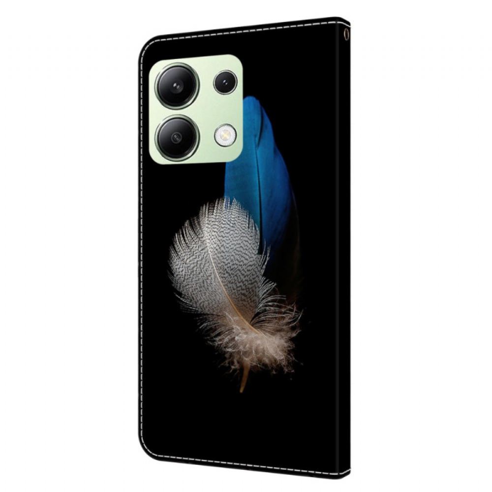 Kožený Kryt Xiaomi Redmi Note 13 4g Dvě Pera